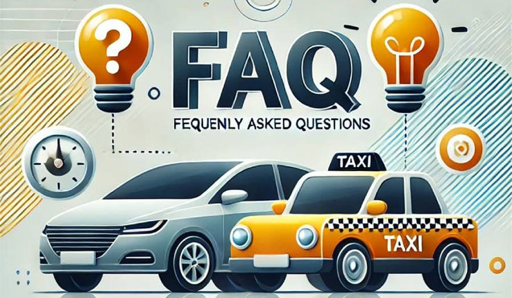 FAQ - common questions and answers about Cab Kanatal taxi service and bookings